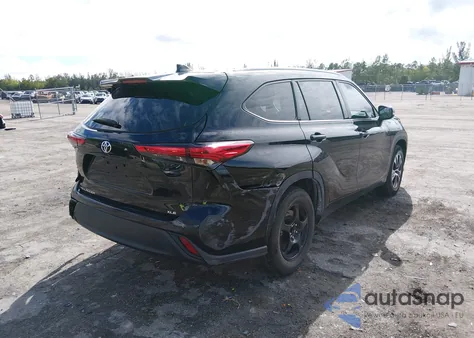 2022 Toyota Highlander Xle from USA, damaged, VIN 5TDHZRAH2NS100848